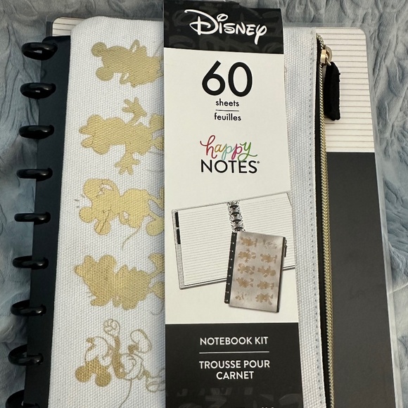 Disney Other - Disney Happy Notes Notebook Kit - Fits The Happy Planner Disc Bound System